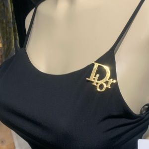 Vtg Galliano for Christian Dior Gold Brooch 90’s Y2K Collectible Unisex trendy